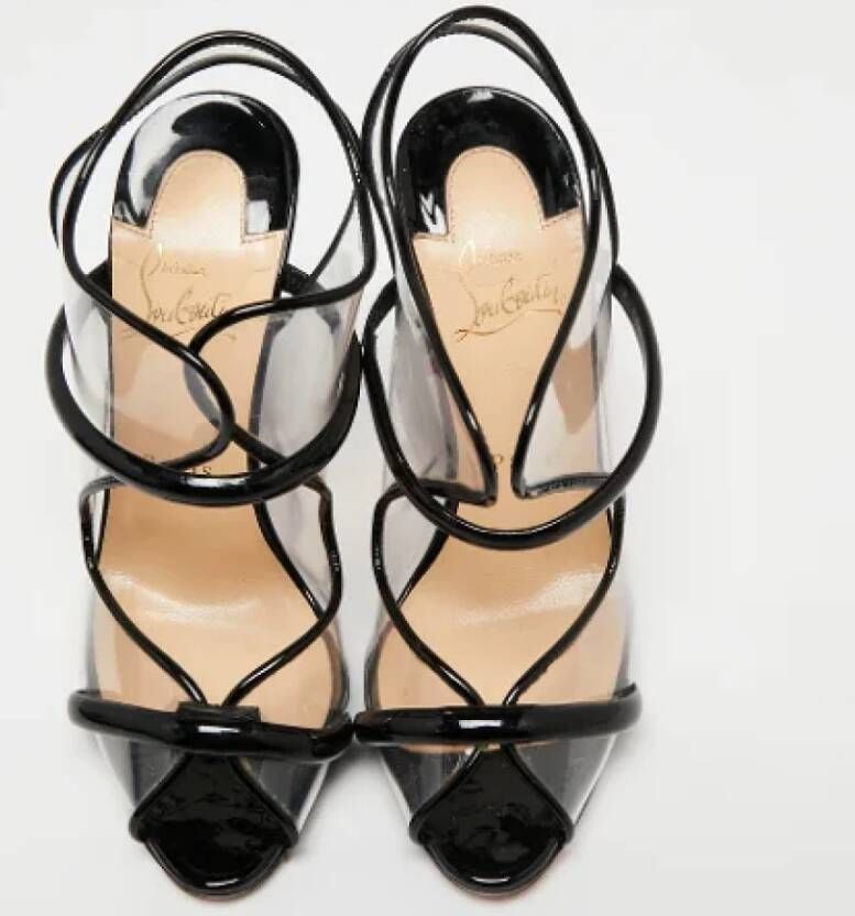 Christian Louboutin Pre-owned Leather sandals Black Dames