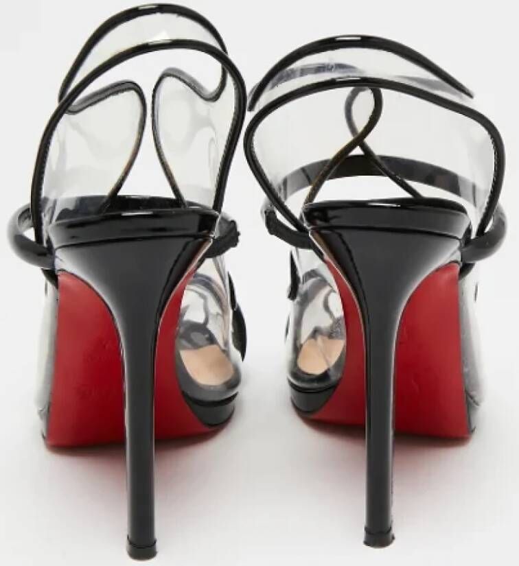 Christian Louboutin Pre-owned Leather sandals Black Dames