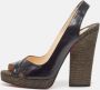 Christian Louboutin Pre-owned Leather sandals Black Dames - Thumbnail 2