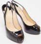 Christian Louboutin Pre-owned Leather sandals Black Dames - Thumbnail 4