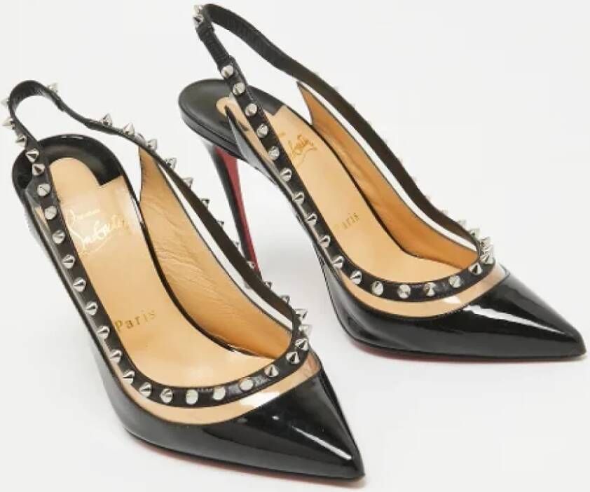 Christian Louboutin Pre-owned Leather sandals Black Dames