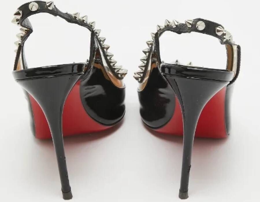 Christian Louboutin Pre-owned Leather sandals Black Dames