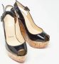 Christian Louboutin Pre-owned Leather sandals Black Dames - Thumbnail 4