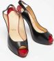 Christian Louboutin Pre-owned Leather sandals Black Dames - Thumbnail 3