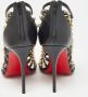 Christian Louboutin Pre-owned Leather sandals Black Dames - Thumbnail 5