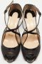 Christian Louboutin Pre-owned Leather sandals Black Dames - Thumbnail 3