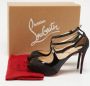 Christian Louboutin Pre-owned Leather sandals Black Dames - Thumbnail 9