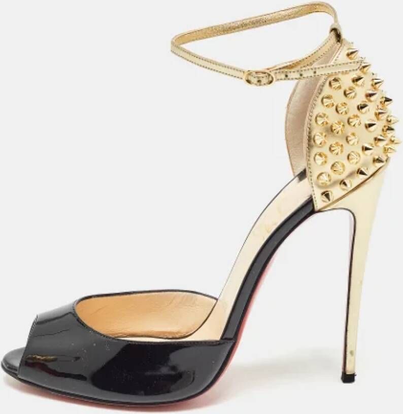 Christian Louboutin Pre-owned Leather sandals Black Dames