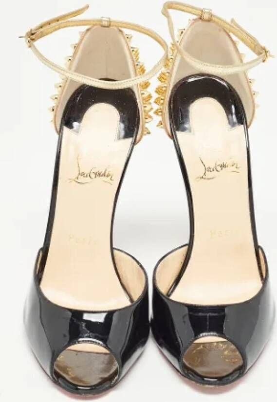 Christian Louboutin Pre-owned Leather sandals Black Dames