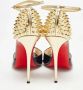 Christian Louboutin Pre-owned Leather sandals Black Dames - Thumbnail 5