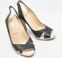 Christian Louboutin Pre-owned Leather sandals Black Dames - Thumbnail 4