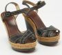 Christian Louboutin Pre-owned Leather sandals Black Dames - Thumbnail 4