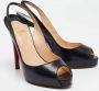 Christian Louboutin Pre-owned Leather sandals Black Dames - Thumbnail 3