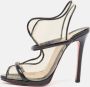 Christian Louboutin Pre-owned Leather sandals Black Dames - Thumbnail 2