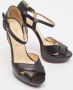 Christian Louboutin Pre-owned Leather sandals Black Dames - Thumbnail 3