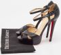 Christian Louboutin Pre-owned Leather sandals Black Dames - Thumbnail 6