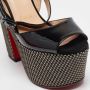 Christian Louboutin Pre-owned Leather sandals Black Dames - Thumbnail 6