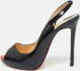 Christian Louboutin Pre-owned Leather sandals Black Dames - Thumbnail 2