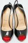 Christian Louboutin Pre-owned Leather sandals Black Dames - Thumbnail 3