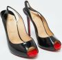 Christian Louboutin Pre-owned Leather sandals Black Dames - Thumbnail 4