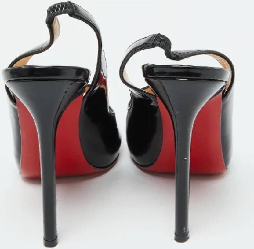 Christian Louboutin Pre-owned Leather sandals Black Dames