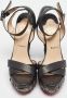 Christian Louboutin Pre-owned Leather sandals Black Dames - Thumbnail 2