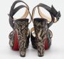 Christian Louboutin Pre-owned Leather sandals Black Dames - Thumbnail 4