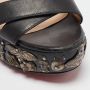 Christian Louboutin Pre-owned Leather sandals Black Dames - Thumbnail 6