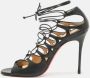 Christian Louboutin Pre-owned Leather sandals Black Dames - Thumbnail 2