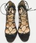 Christian Louboutin Pre-owned Leather sandals Black Dames - Thumbnail 3