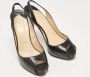 Christian Louboutin Pre-owned Leather sandals Black Dames - Thumbnail 3