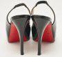 Christian Louboutin Pre-owned Leather sandals Black Dames - Thumbnail 4