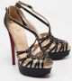 Christian Louboutin Pre-owned Leather sandals Black Dames - Thumbnail 2