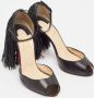 Christian Louboutin Pre-owned Leather sandals Black Dames - Thumbnail 1