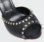 Christian Louboutin Pre-owned Leather sandals Black Dames - Thumbnail 5