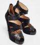 Christian Louboutin Pre-owned Leather sandals Black Dames - Thumbnail 2