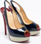 Christian Louboutin Pre-owned Leather sandals Blue Dames - Thumbnail 4