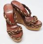 Christian Louboutin Pre-owned Leather sandals Brown Dames - Thumbnail 4