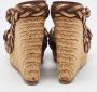 Christian Louboutin Pre-owned Leather sandals Brown Dames - Thumbnail 5