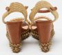 Christian Louboutin Pre-owned Leather sandals Brown Dames - Thumbnail 5