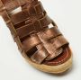 Christian Louboutin Pre-owned Leather sandals Brown Dames - Thumbnail 7