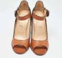 Christian Louboutin Pre-owned Leather sandals Brown Dames - Thumbnail 3