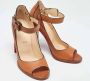 Christian Louboutin Pre-owned Leather sandals Brown Dames - Thumbnail 4
