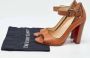 Christian Louboutin Pre-owned Leather sandals Brown Dames - Thumbnail 9