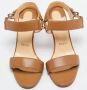 Christian Louboutin Pre-owned Leather sandals Brown Dames - Thumbnail 3