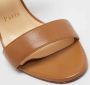 Christian Louboutin Pre-owned Leather sandals Brown Dames - Thumbnail 8