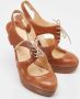 Christian Louboutin Pre-owned Leather sandals Brown Dames - Thumbnail 4