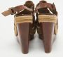 Christian Louboutin Pre-owned Leather sandals Brown Dames - Thumbnail 5