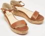 Christian Louboutin Pre-owned Leather sandals Brown Dames - Thumbnail 4