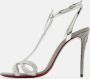 Christian Louboutin Pre-owned Leather sandals Gray Dames - Thumbnail 2